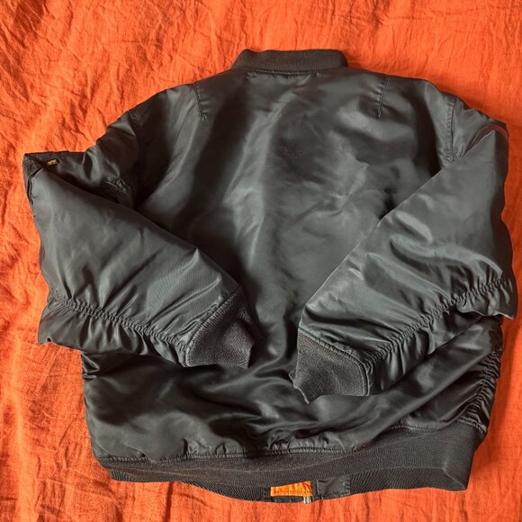 alpha industries ma-1 bomber jacket large - Picture 4 of 5